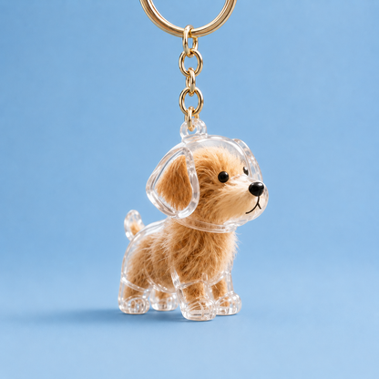 Pet Hair Keychain