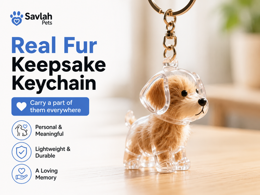 Pet Hair Keychain
